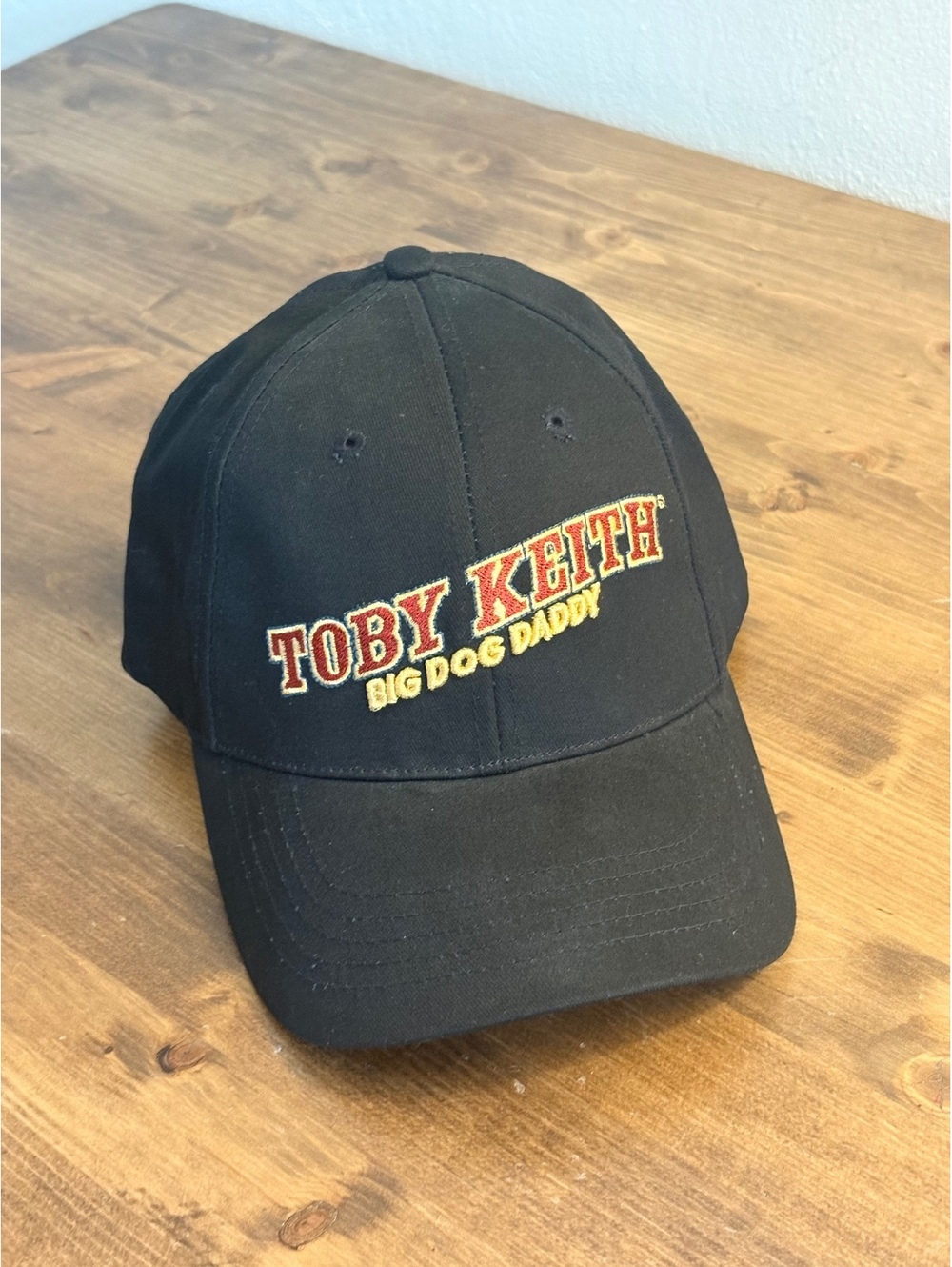Vintage Y2K Toby Keith Big Dog Daddy Hat Embroidered Tour Promo Cap JTRL Black